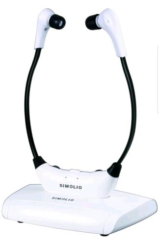 Simolio Wireless TV Headsets, TV Hearing Aid Devices, Hearing Assistance TV L...