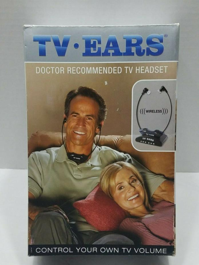 TV Ears TV Headset System Wireless Voice Clarifying Doctor Recommended 2.3 Mhz
