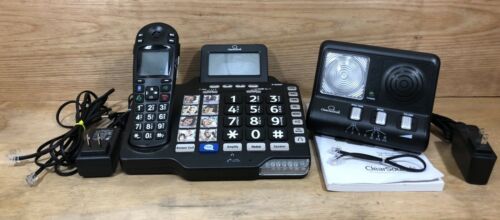 ClearSounds A1600BT Amplified Cordless Bluetooth Telephone W/ CR200 ClearRing