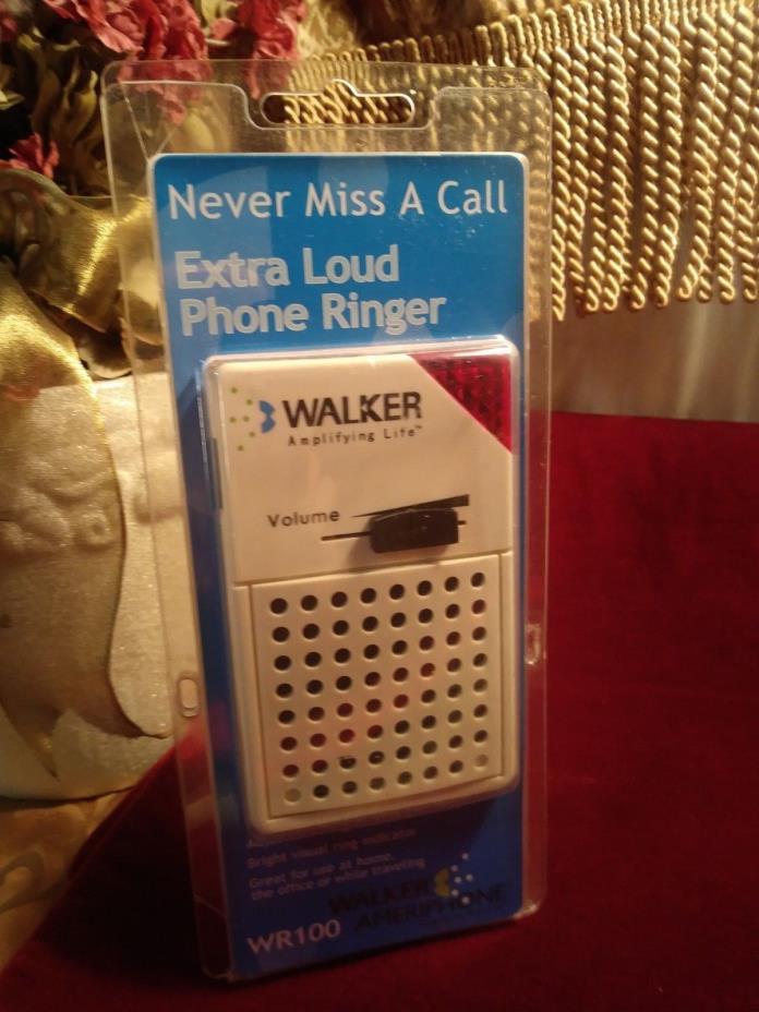 Walker Ameriphone WR100 Extra Loud Phone Ringer Amplifying Life