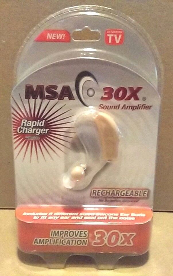 MSA 30X Rechargeable Sound Amplifier As Seen On TV