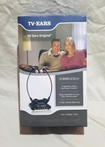 TV Ears 5.0 Analog Wireless Voice Clarifying Headset System (11641) New