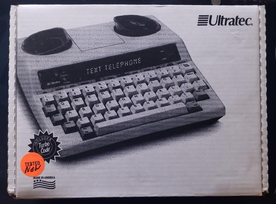 NEW Ultratec 4425 Superprint Text Telephone TTY Announcer Hearing Impaired Deaf