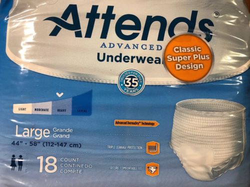 Attends APP0730 Protective Underwear Super Plus Absorbency 44