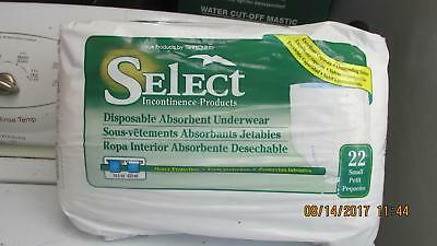 22 Small Tranquility Select Absorbent Underwear