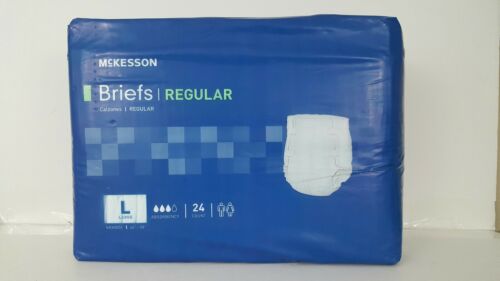 McKesson Senior Briefs Adult Overnight Large 48 Regular Disposable Unisex