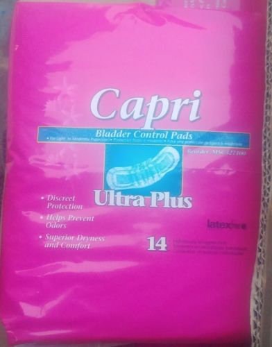 Capri Bladder Control Pads ultra plus  Case of 126