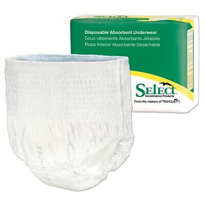 Select Disposable Underwear Pull On 2X-LARGE 2608 12 / Bag
