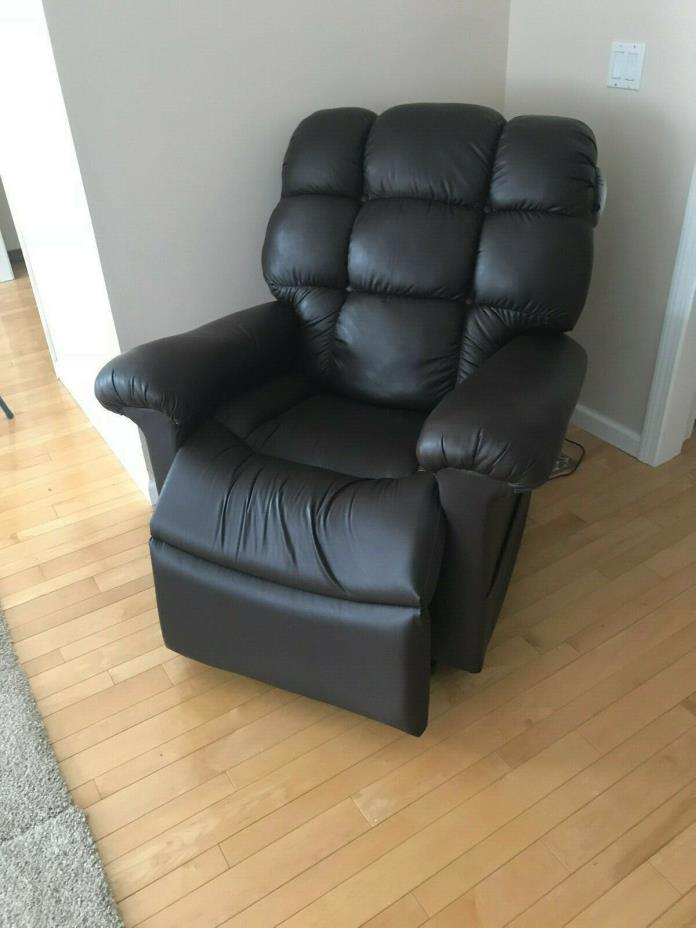 Golden MaxiComfort Twilight Leather Electric Recliner Power Lift Chair - $2400