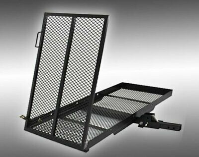 Folding Wheelchair Scooter Carrier Rack Disability Medical Rack Ramp Hitch Mount