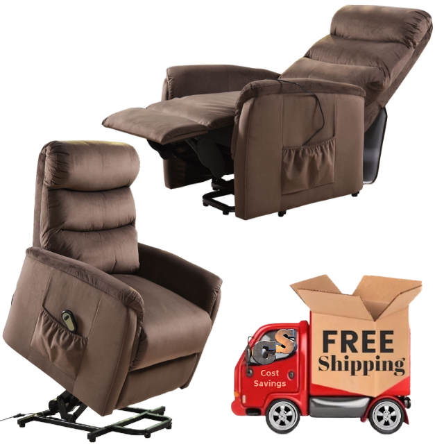 High Quality Electric Lift Fabric Chair Recliner Easy To Operate Remote Control