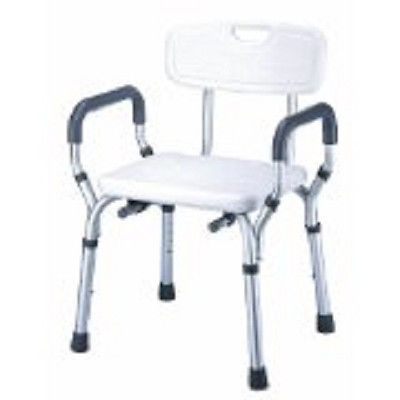 Essential Medical Supply Shower Bench With Arms And Back Safety Health Mobility