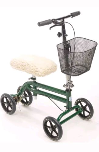 Steerable Knee Walker Scooter Folding with Disc Brake (New open box)