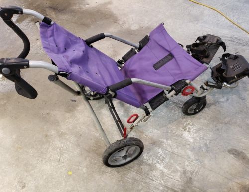 Purple Convaid Crusier 16 special needs Stroller Transport Handicap wheelchair
