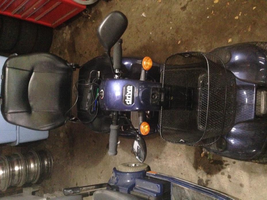 Odyssey Drive Scooter 4 Wheel Rear Wheel Drive Blue