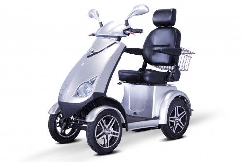 NEW EWheels EW-72 Electric 4 Wheel Mobility Scooter - Goes up to 15 MPH! - White