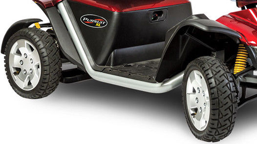 Pursuit XL Scooter Wheel,1 OEM Black Tire&Tube/Silver Mag Rim  , Fits Front/Back