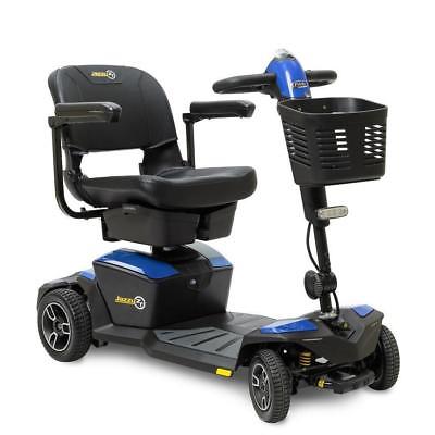 Pride Mobility Jazzy Zero Turn 4-Wheel Mobility Scooter Sapphire Blue