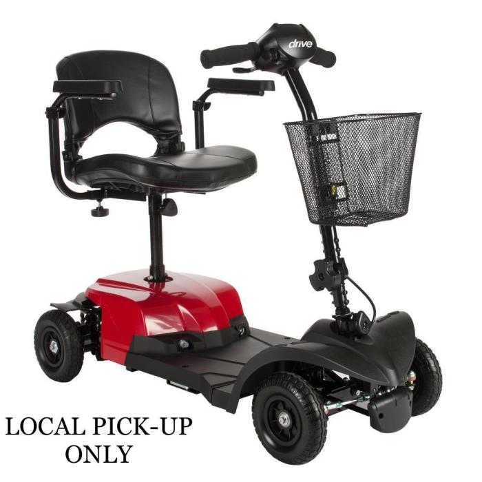 Drive Medical BobcatX4 Compact 4 Wheeled Transportable Electric Mobility Scooter