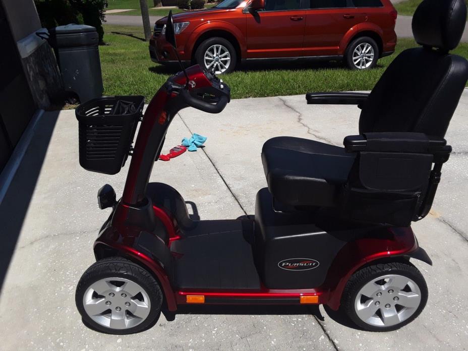 Pride PERSUIT Mobility SCOOTER in red  MODEL SC713