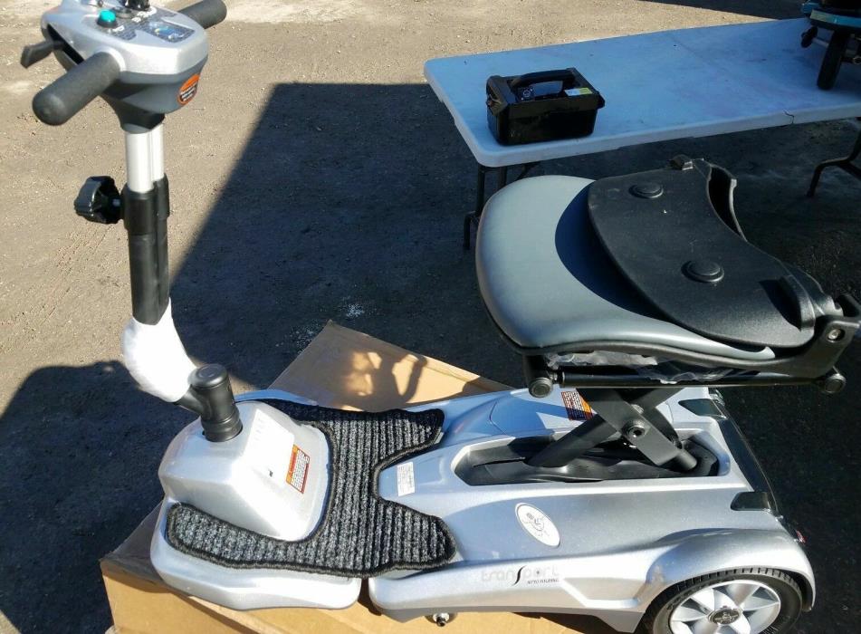 EV Rider Transport AF - Auto Folding mobility scooter - Sliver