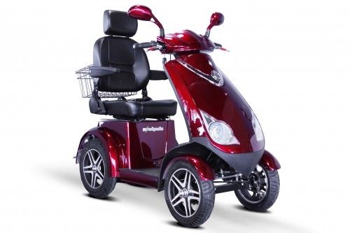 NEW EWheels EW-72 Electric 4 Wheel Mobility Scooter - Goes up to 15 MPH! - Red