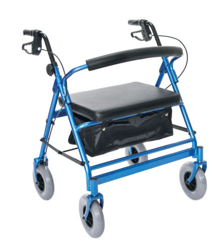 Essential Medical Supply Heavy Duty Four Wheel Walker - Supports up to 500lbs.