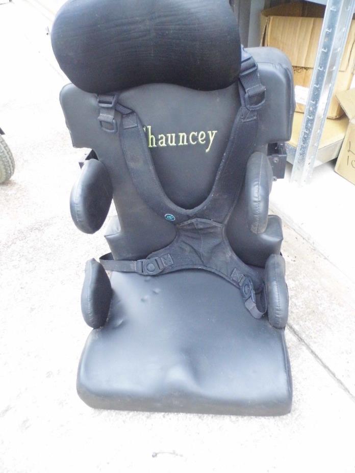Invacare TDX Spree Seat W Headrest, Harness, Hip, Torso Pads, Mounts Pediatric