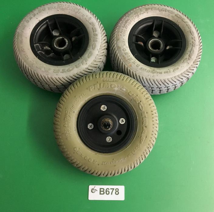 Rear Wheels & Front Tire Assembly for Pride GOGO ULTRA Power Scooter #B678