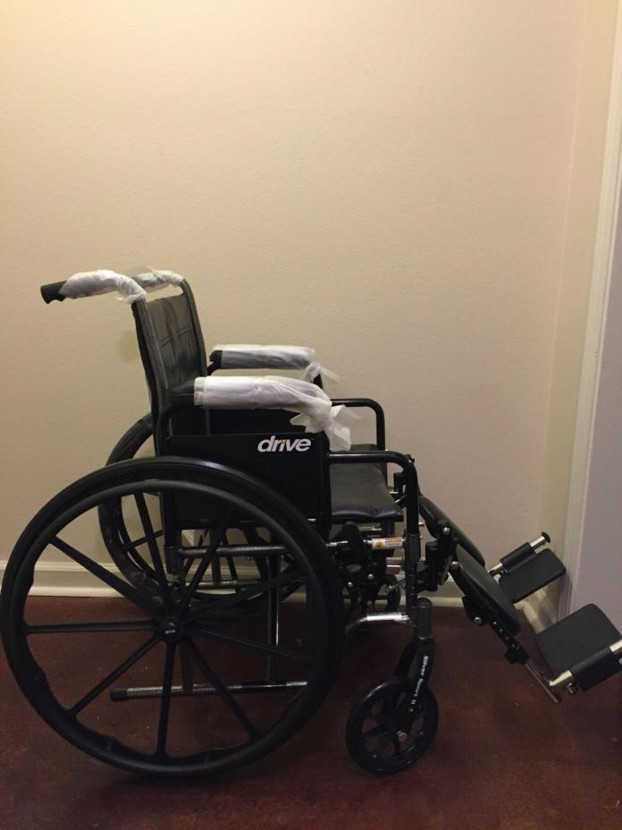 Silver Sport 2 Wheelchair, Detachable Desk Arms, Swing away Footrests, 20