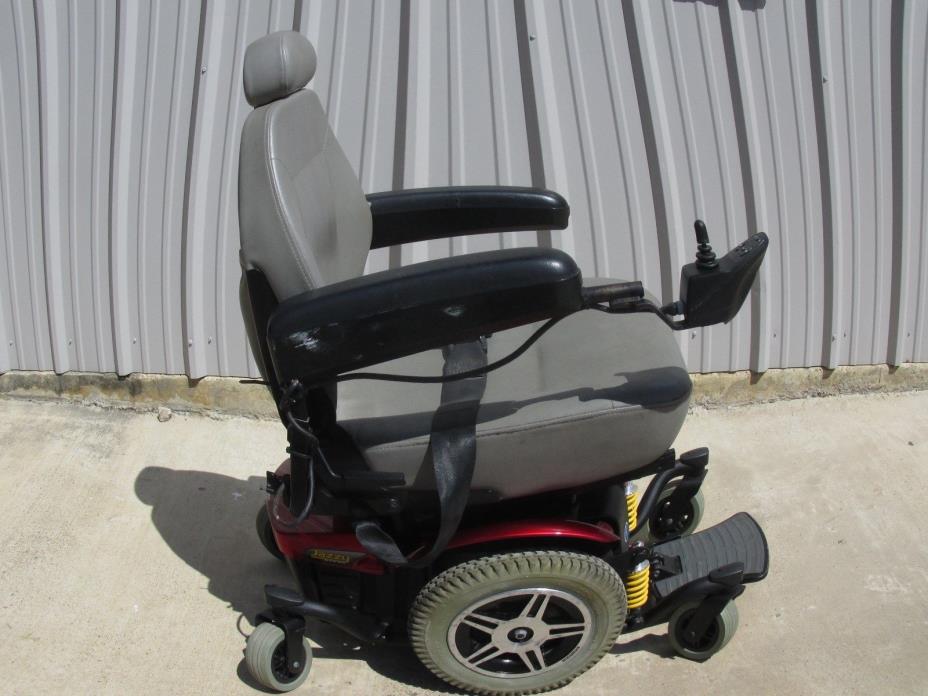 ELECTRIC WHEELCHAIR RED PRIDE JAZZY 614 HD ( DALLAS TX AREA)