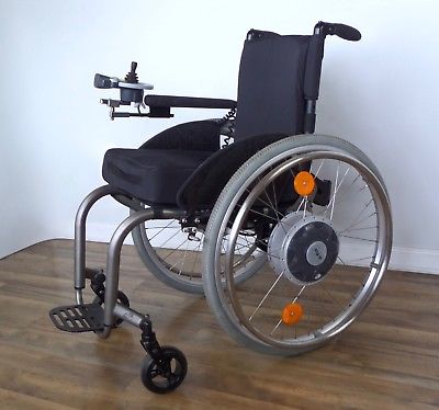 Ti-Lite ZRA wheelchair, E-Fix E25 power wheels - eFix Tilite aero-z e-motion m15