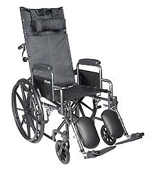 McKesson Reclining Wheelchair Steel 18