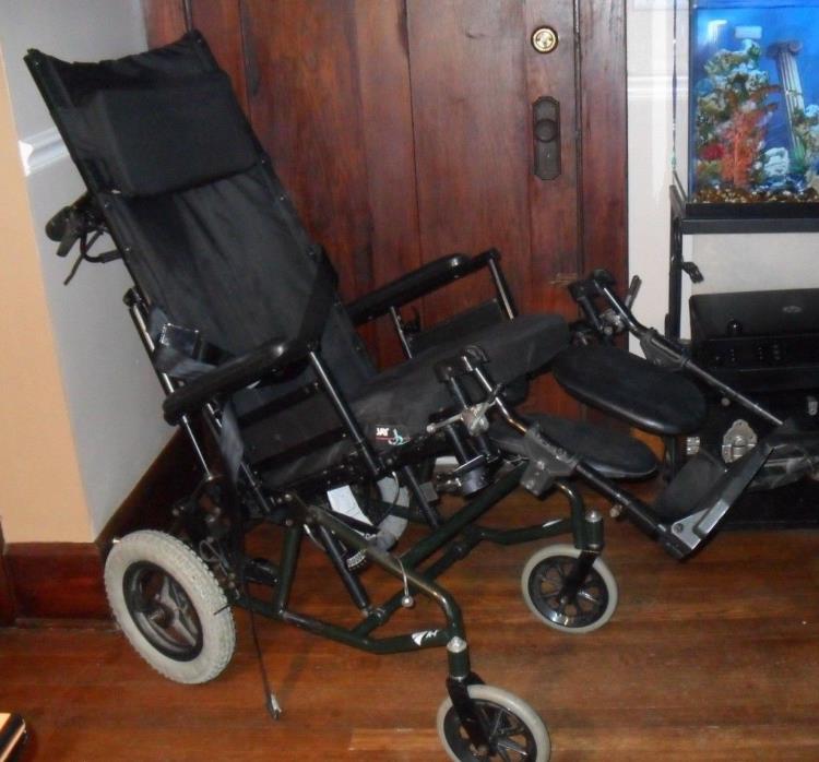 Invacare HIGH BACK Manual Hydraulic RECLINE & TILT WHEELCHAIR Cleveland Oh
