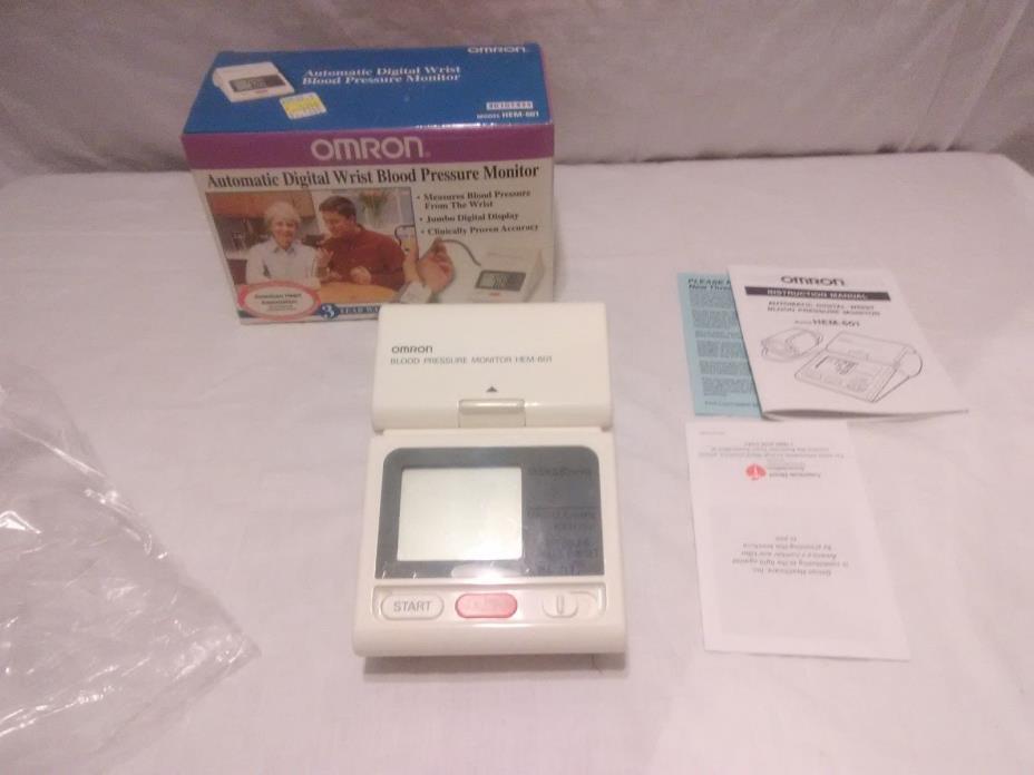 Omron Automated Digital Wrist Blood Pressure Monitor )()(*^@@e0