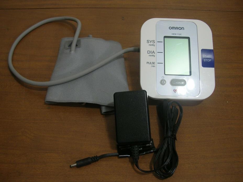 Omron Model HEM-712C Automatic Medical Health Blood Pressure Monitor HEM-712CN2