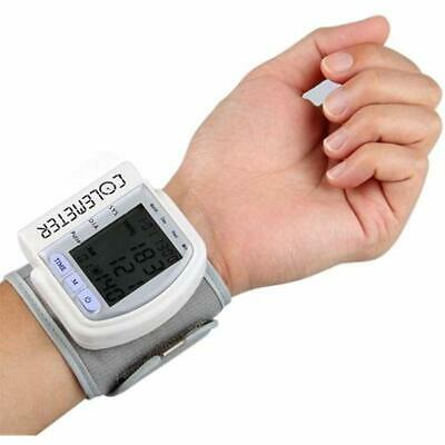 LCD Blood Pressure Monitors Digital Wrist Heart Beat Meter 60 Memory Health 