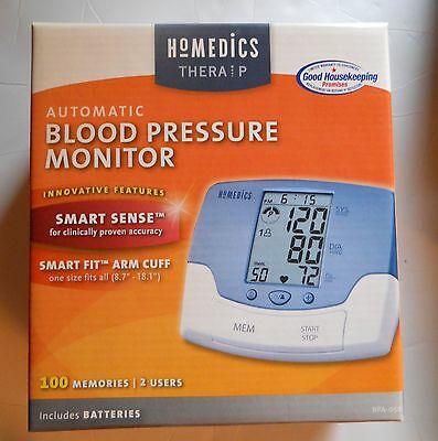 HOMEDICS BPA-050 THERA P Automatic Blood Pressure Monitor ~ Complete in Box
