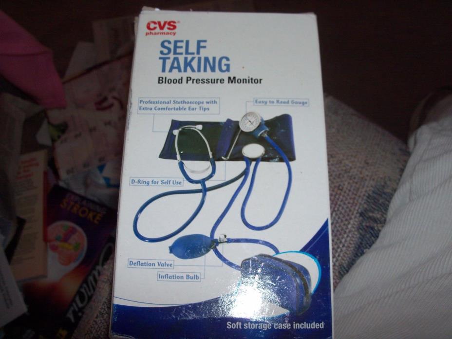 SELF TAKING BLOOD PRESSURE MONITOR CVS PHARMACY NEW OLD STOCK