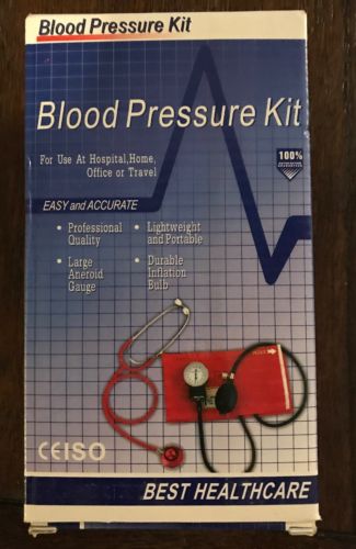 Manual Blood Pressure Cuff Adult size , Aneroid Sphygmomanometer , FDA approv...
