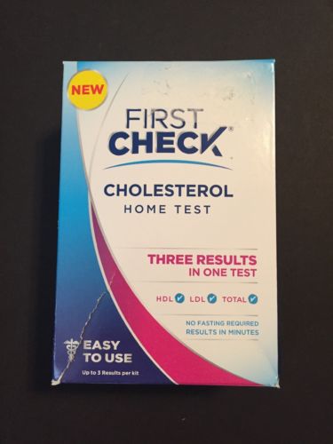 First Check Home Cholesterol Test Kit - Two Tests / Box ( 1 total chol , 1 HDL )