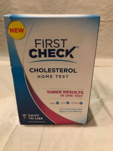 First Check Home Cholesterol Test Kit Exp 08/2019 Or Later