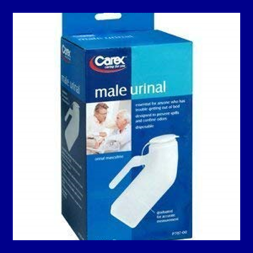 URINAL MALE P707 00 APEX 1EA CAREX HEALTHCARE By Choice One Health Personal Care