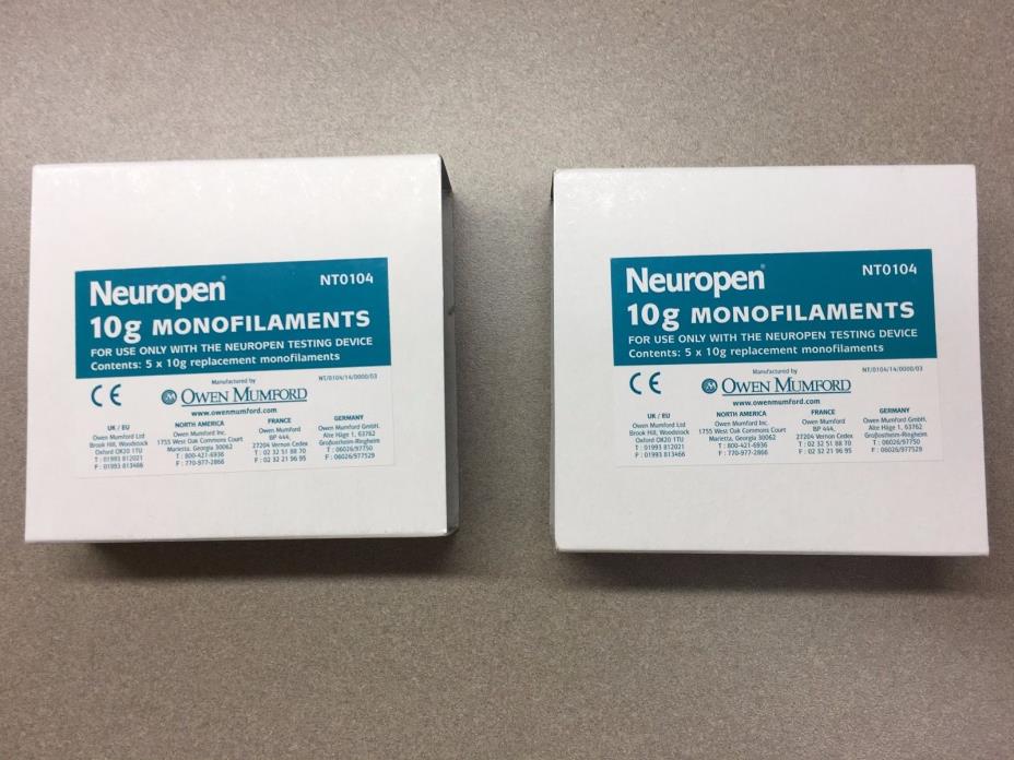 Neuropen 10g MonofilamentS 5x Replacements 2 Boxes
