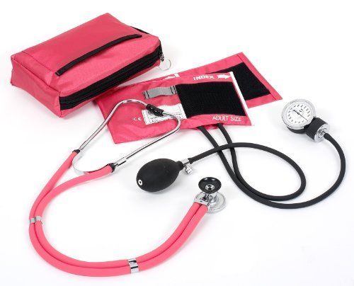 Everdixie USA Sprague & Sphyg Kit - Pink - Rappaport Type Sprague Stethoscope