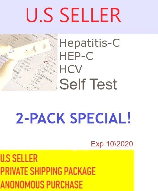 Rapid Anti-HCV Hepatitis-C Self Test Sexual Wellness Test Exp 10/30/2020