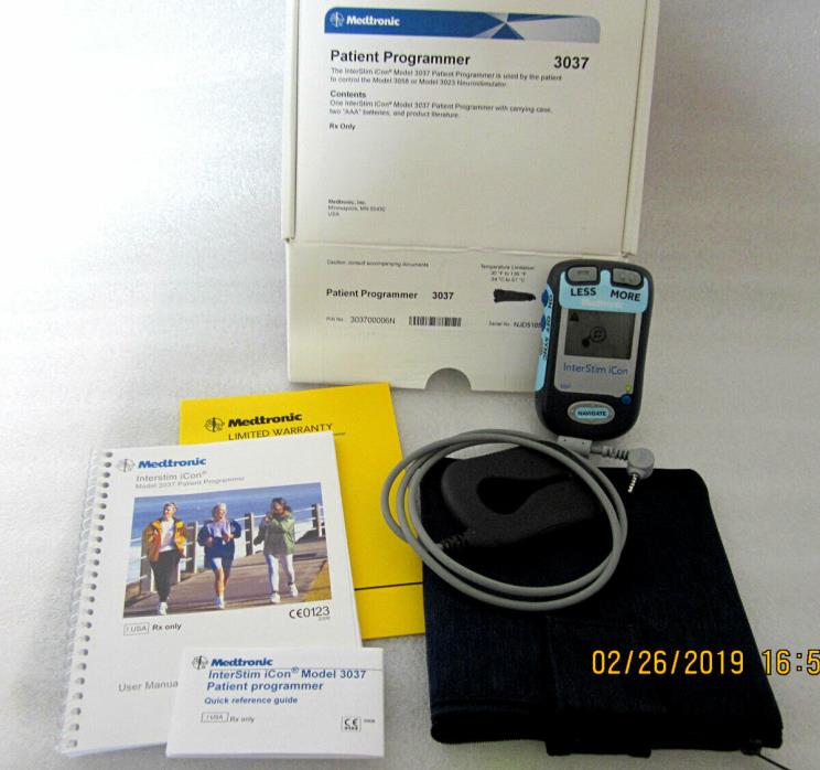 Medtronic 3037 InterStim Patient Programmer - Perfect Condition