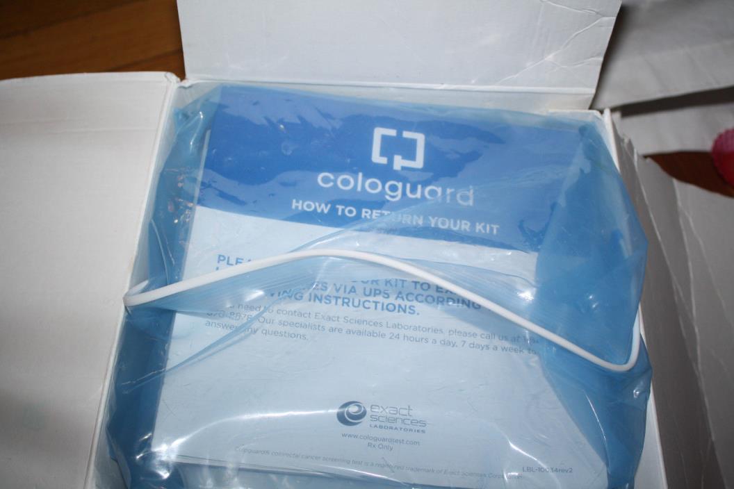 Cologuard     DYI colon test kit new in box FREE PRIORITY SHIPPING