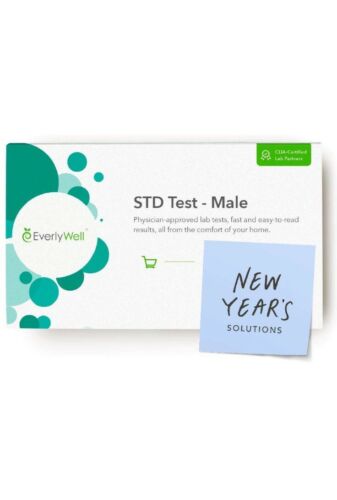 EverlyWell At Home STD Test for Men - Factory Sealed CLIA-CERTIFIED Lab Partners