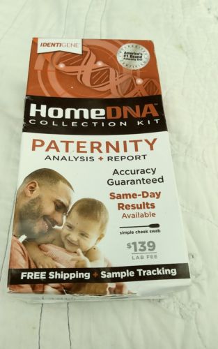 Home DNA Paternity Collection Kit Analysis Report Test IDENTIGENE NEW